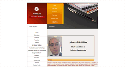 Desktop Screenshot of khalilian.net